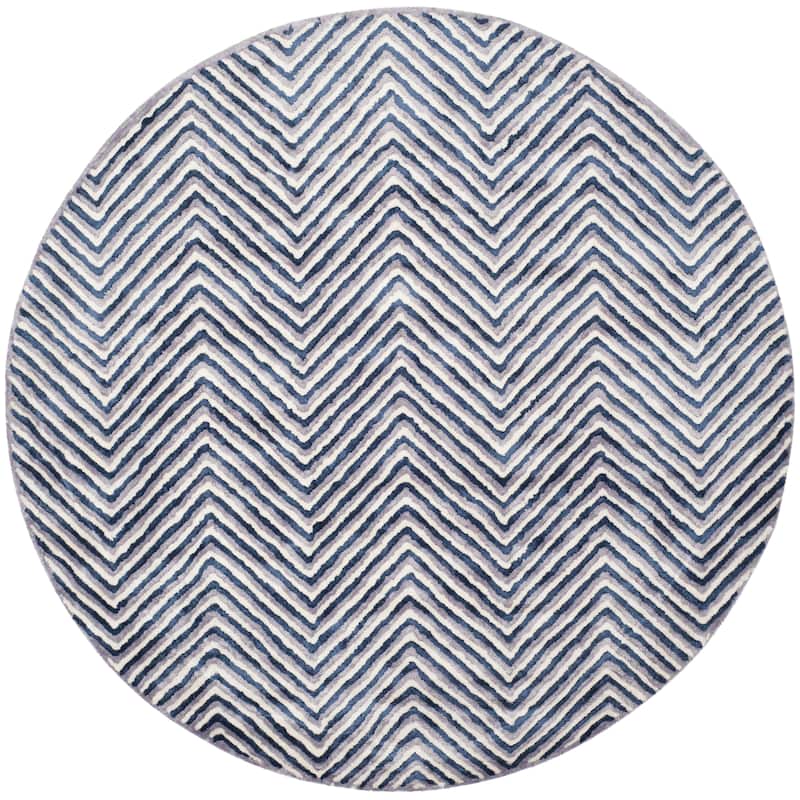 SAFAVIEH Handmade Soho Shira Chevron N.Z. Wool Rug