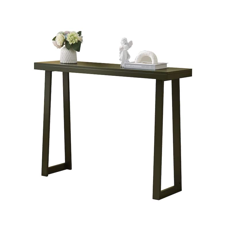 Claude Collection Wood 36" Modern Console Table with Shelf