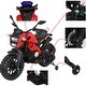 preview thumbnail 20 of 22, Kids Ride On Motorcycle, 12V Electric Dirt Bike With Training Wheels, PU Seat, Hand Racing Foot Brake, USB, MP3
