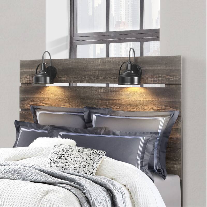 Monica Bed - Dark Oak