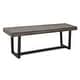 preview thumbnail 6 of 10, Middlebrook Barnett 60-inch Solid Wood Dining Bench