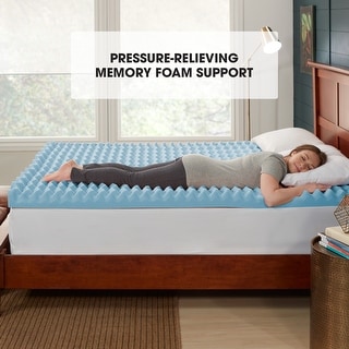 Dream Serenity EcoWave 4" Memory Foam Mattress Topper