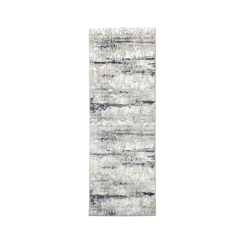 Ava Modern Abstract Performance Indoor Area Rug by Sevita