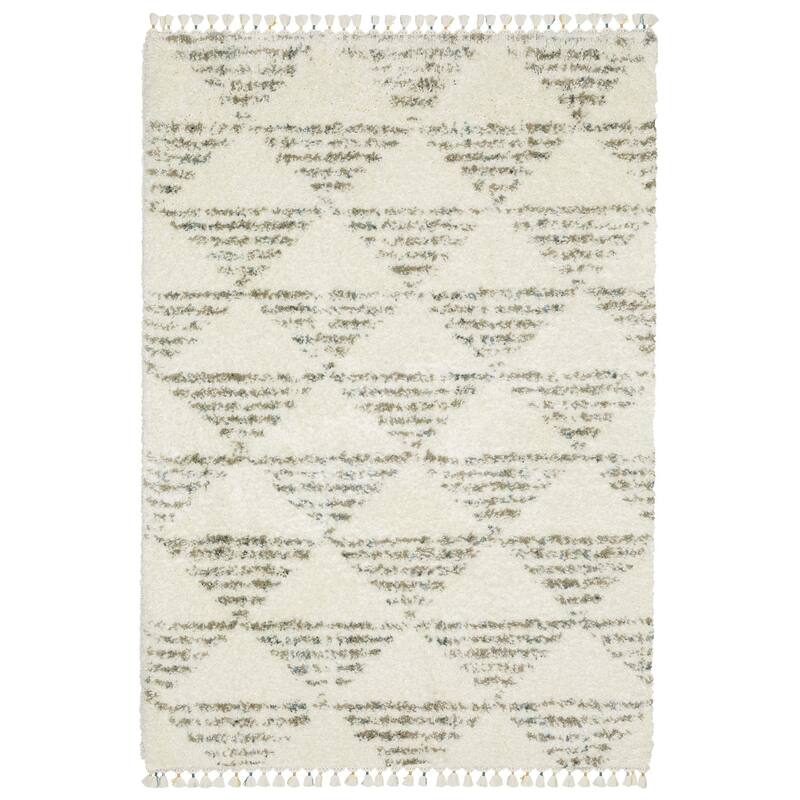 HomeRoots Geometric Transitional Runner Area Rug
