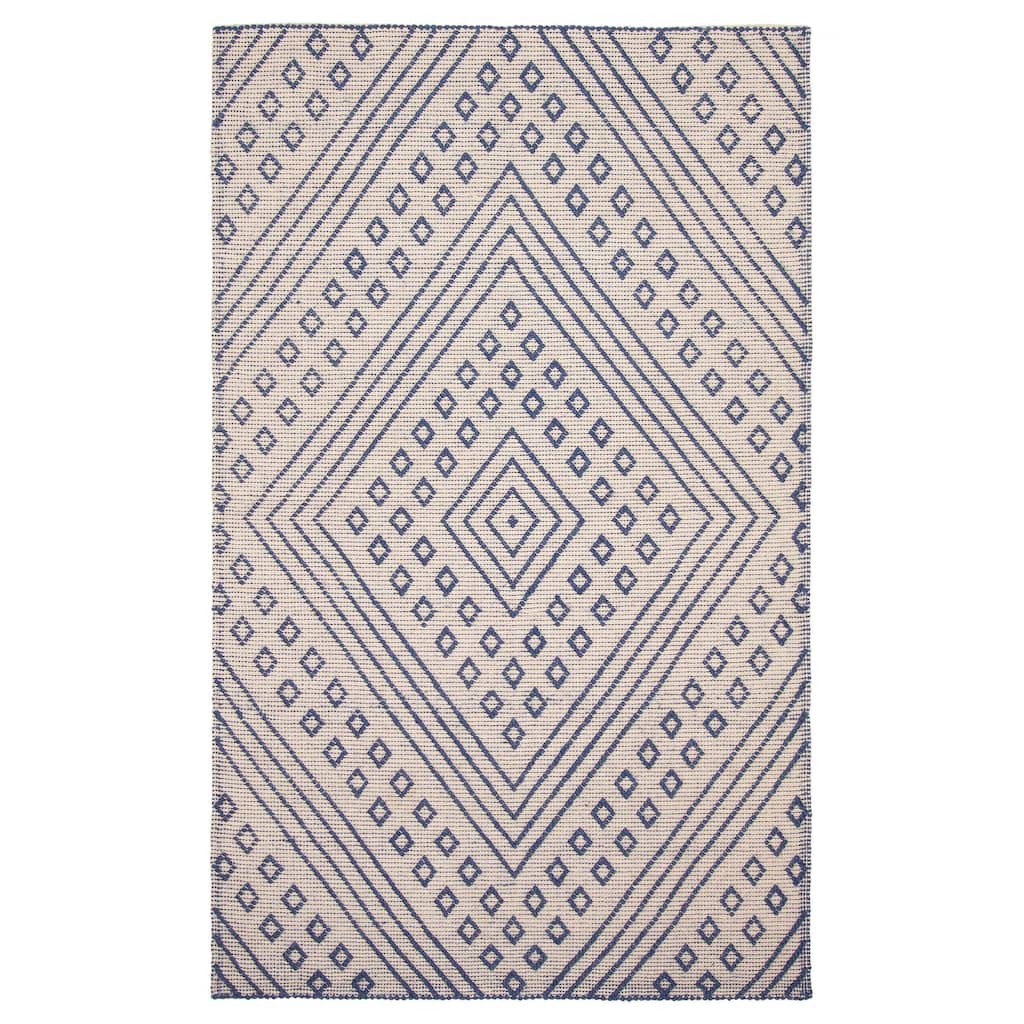 ECARPETGALLERY Braid weave Sienna Khaki Wool Rug - 4'11 x 7'11