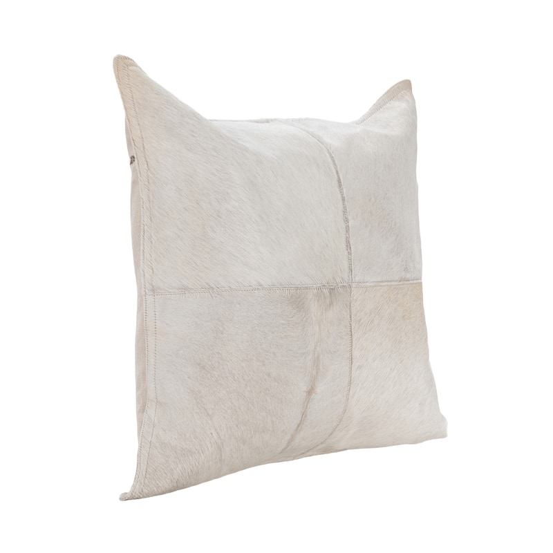 Villa by Classic Home Canada 20" Natural Hide Throw Pillow