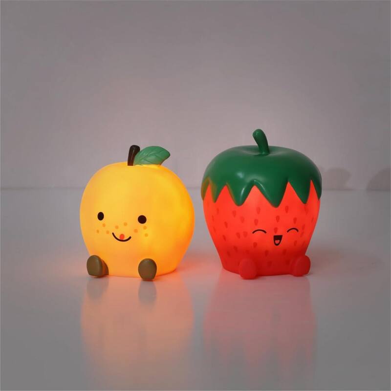 Urban Lifestyle Figural Squish LED Mood Lamp, 2 Pack