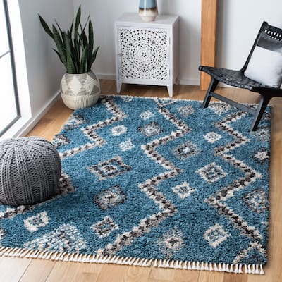SAFAVIEH Morocco Cuba Boho Tassel Rug