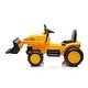 preview thumbnail 10 of 18, Electric 12V Ride-On Tractor with Front Loader, Remote Control, Bright Headlights, and Digging Handle for Kids Ages 3-6