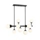 preview thumbnail 5 of 3, Midnetic 11 Light Matte Black Linear Chandelier