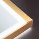 Wall Mounted Back Light Bathroom Framed LED Mirror Anti- Fog With Dimmable Light Touch Sensor And Memory Function