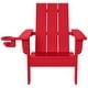 preview thumbnail 3 of 68, Shoreside Kids Outdoor Poly Adirondack Chair with Cup Holder (Set of 2)