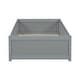 preview thumbnail 10 of 58, Twin size Floor Platform Bed with Built-in Book Storage Rack,Door