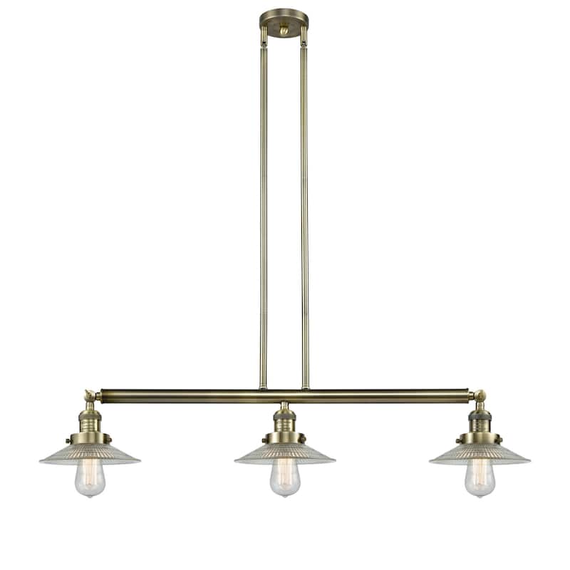 Innovations Lighting Halophane 3 Light 41" Wide Linear Chandelier