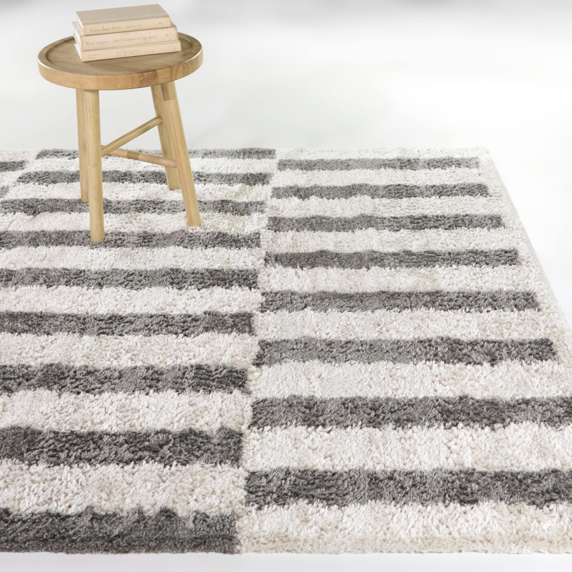 Leopoldo Striped Modern Area Rug