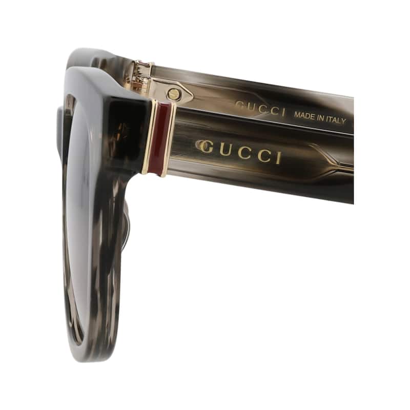 Gucci Square-Frame Recycled Acetate Sunglasses - Havana Havana Brown - NS