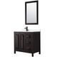 Option Dark Espresso,Black Trim,Carrara Cult. Marble Top