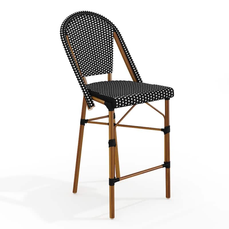 Martha Stewart All-Weather Stackable Patio Bistro Counter Stool - 18.5"W x 23.25"D x 42"H