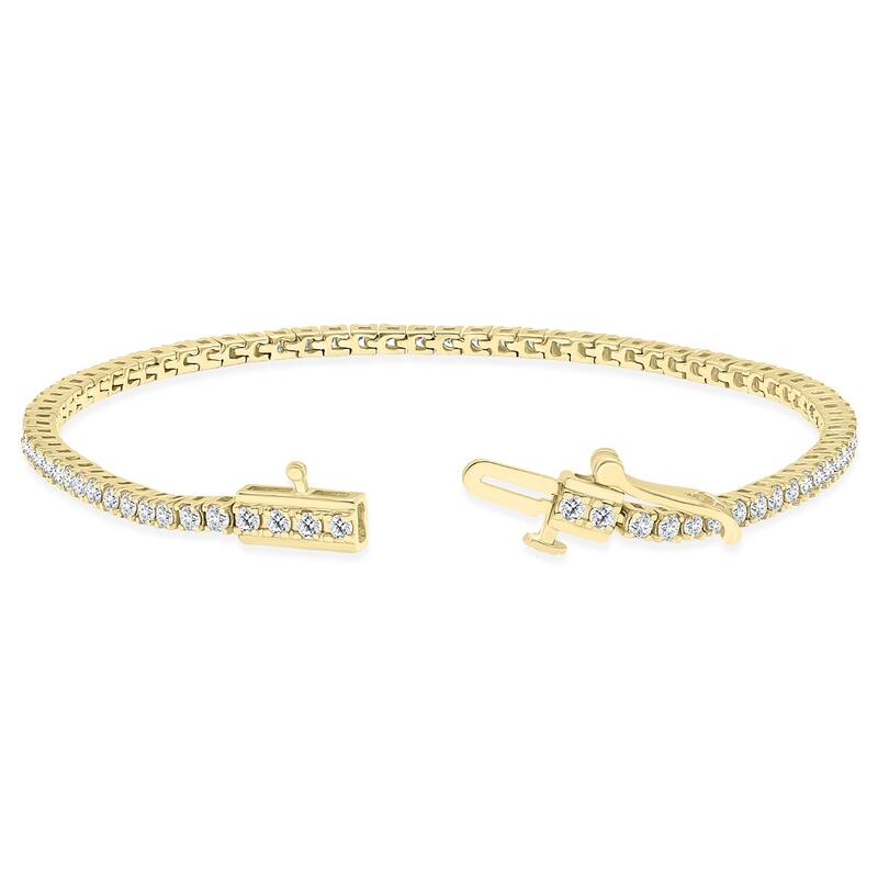 Marquee 2 Carat TW Diamond Tennis Bracelet in 14K Yellow Gold