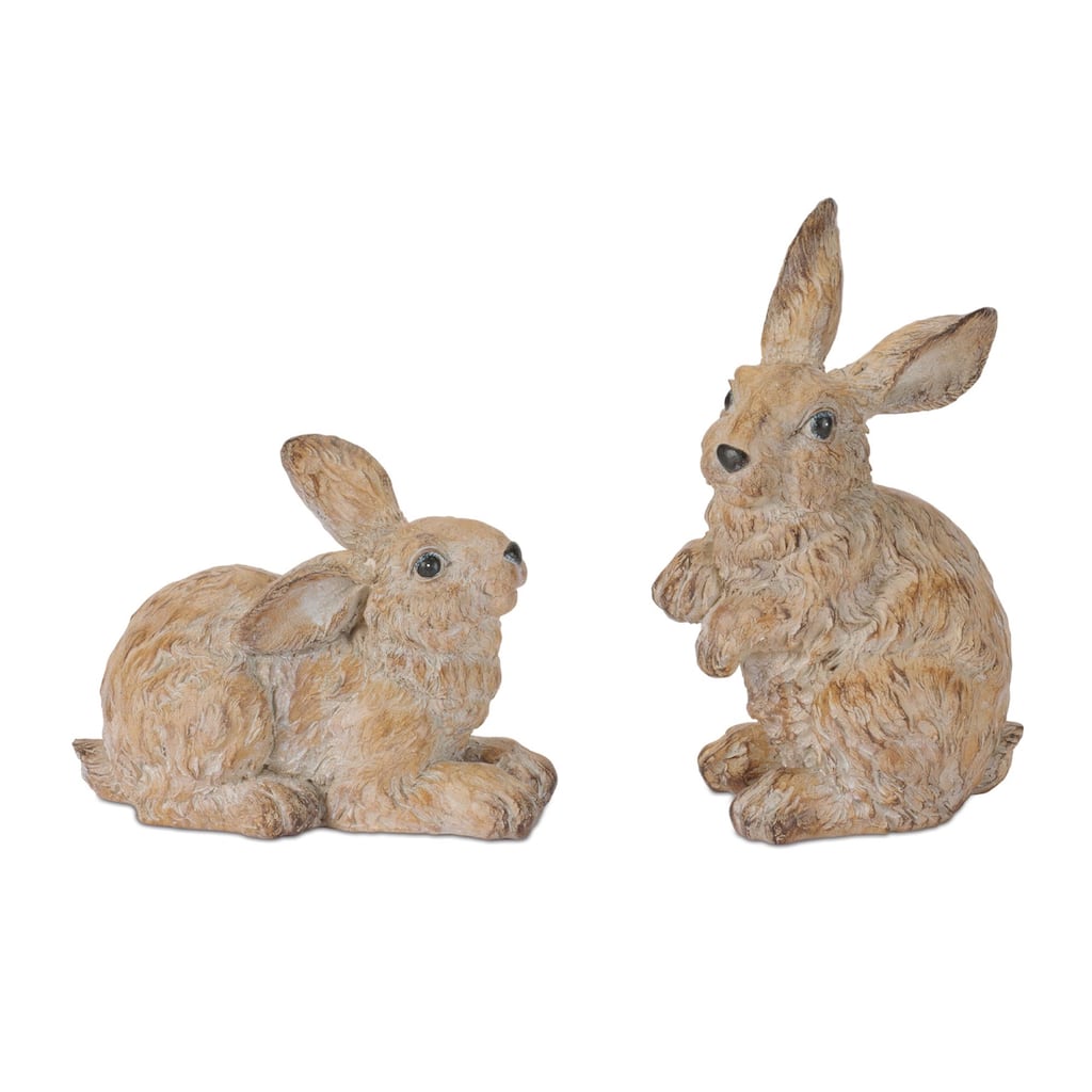 Woodland Rabbit Figurines (Set of 2)