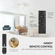 preview thumbnail 34 of 113, 5 - Blade Low Profile Flush Mount Modern Ceiling Fan with LED Light and Remote