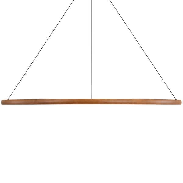 slide 2 of 5, Golden Lighting 5460-71 Veritas 71" Wide Ring Chandelier Driftwood