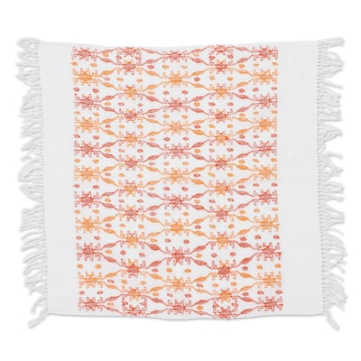 Novica Handmade Sunset Over The Forest Cotton Placemat