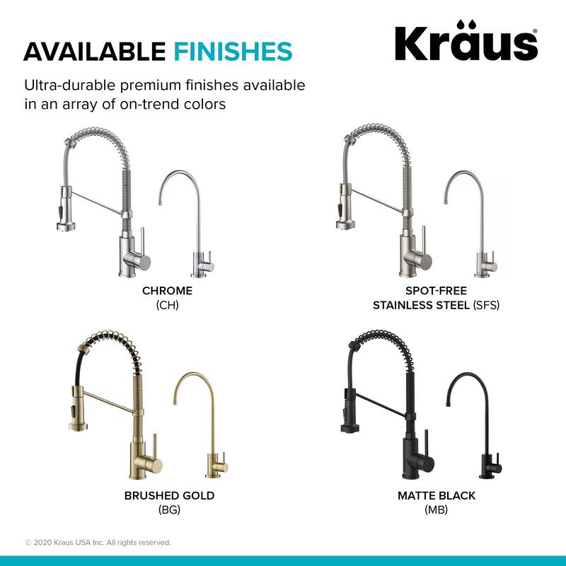 Kraus Purita Drinking Water Dispenser Beverage Kitchen Faucet