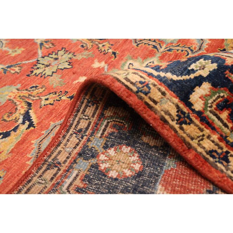 ECARPETGALLERY Hand-knotted Jules Sultane Dark Copper Wool Rug - 4'1 x 6'3