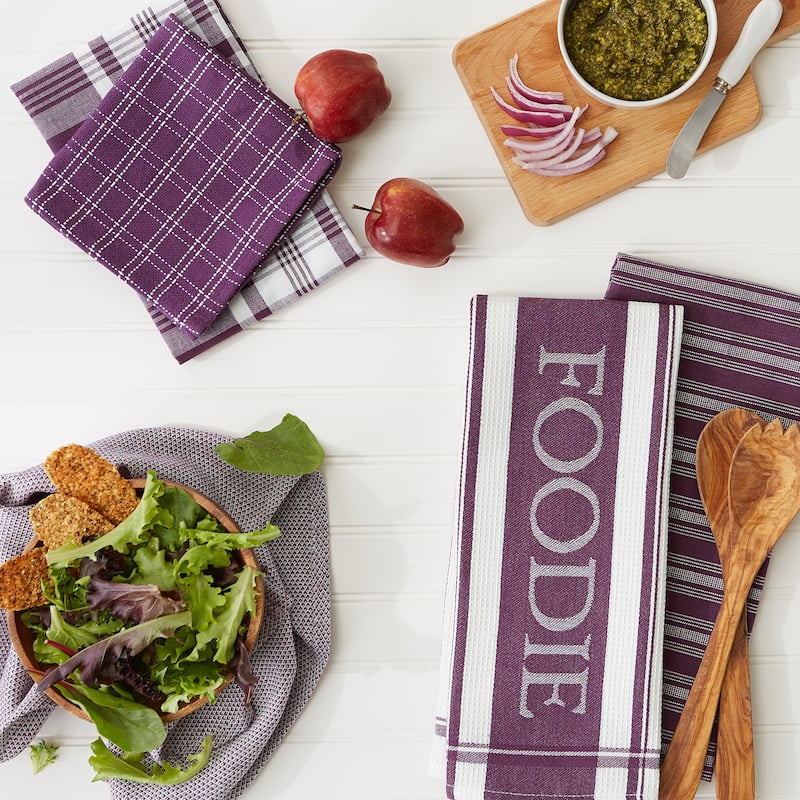 DII Foodie Dishtowel And Dishcloth 5 Piece