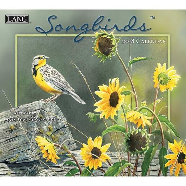 Shop Susan Bourdet Songbirds Wall Calendar Lang Folk Art By Lang Companies Overstock 18137809