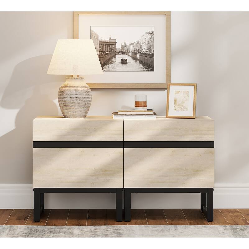 3-Piece Bedroom Furniture Set,Dresser &Chest With 6 Drawers,2 Nightstand For Bedroom, Bedroom Furniture Set