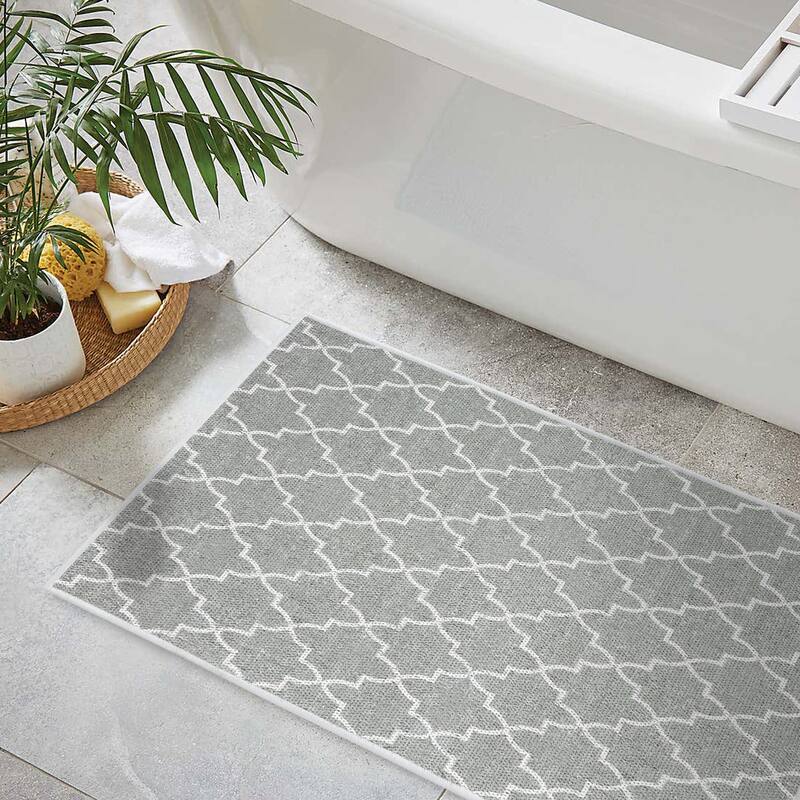 SussexHome Non-Skid Ultra-Thin Area Rugs for Laundry Room, Entryway, Bathroom and Kitchen - Washable Multipurpose Floor Mat