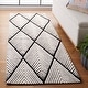 preview thumbnail 3 of 9, SAFAVIEH Handmade Marbella Theres Boho Trellis Wool & Viscose Rug