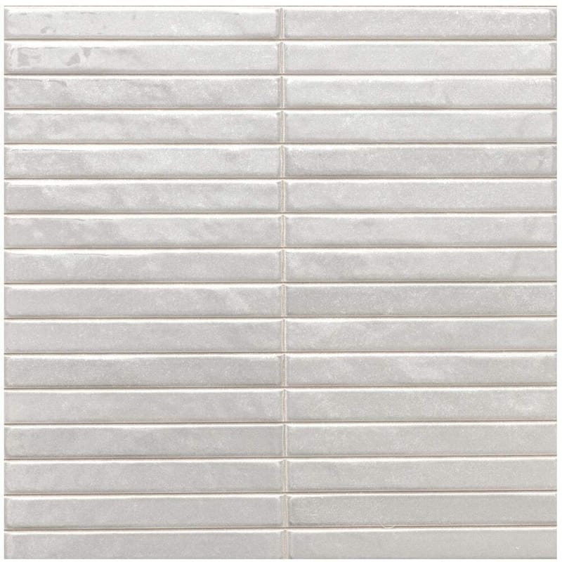 Castilla 14x14 Glossy Porcelain Textured Ribbed Tile - Wall, Backsplash