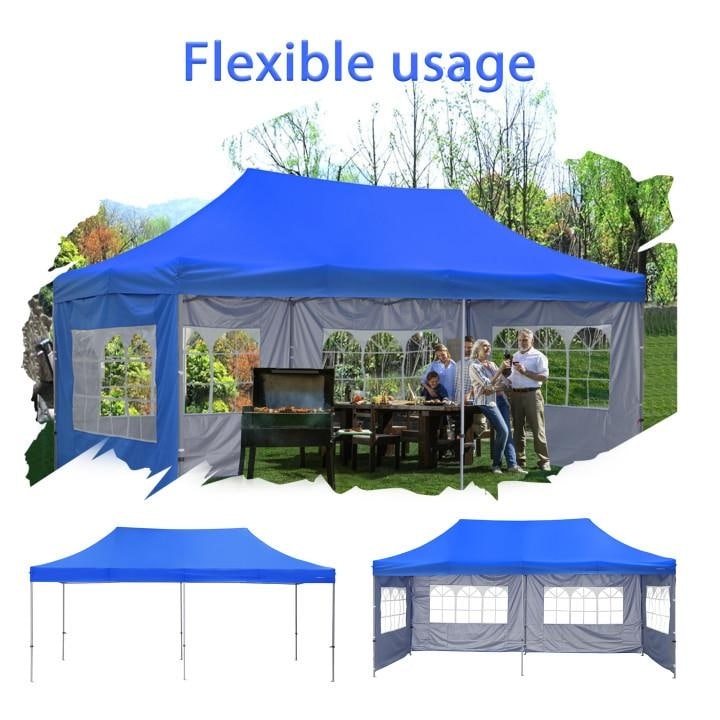 Zenova 10x Ft Pop Up Canopy Tent Wedding Party Heavy Duty Instant Gazebo N A Overstock