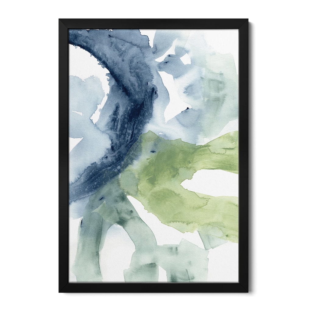 Tributary Flow I Premium Framed Poster by June Erica Vess