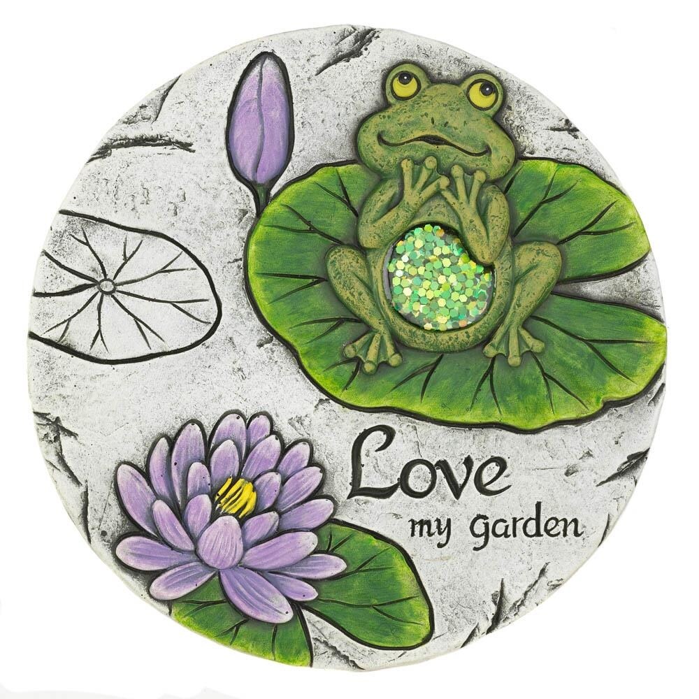 Shop Love My Garden Stepping Stone On Sale Overstock 24089530