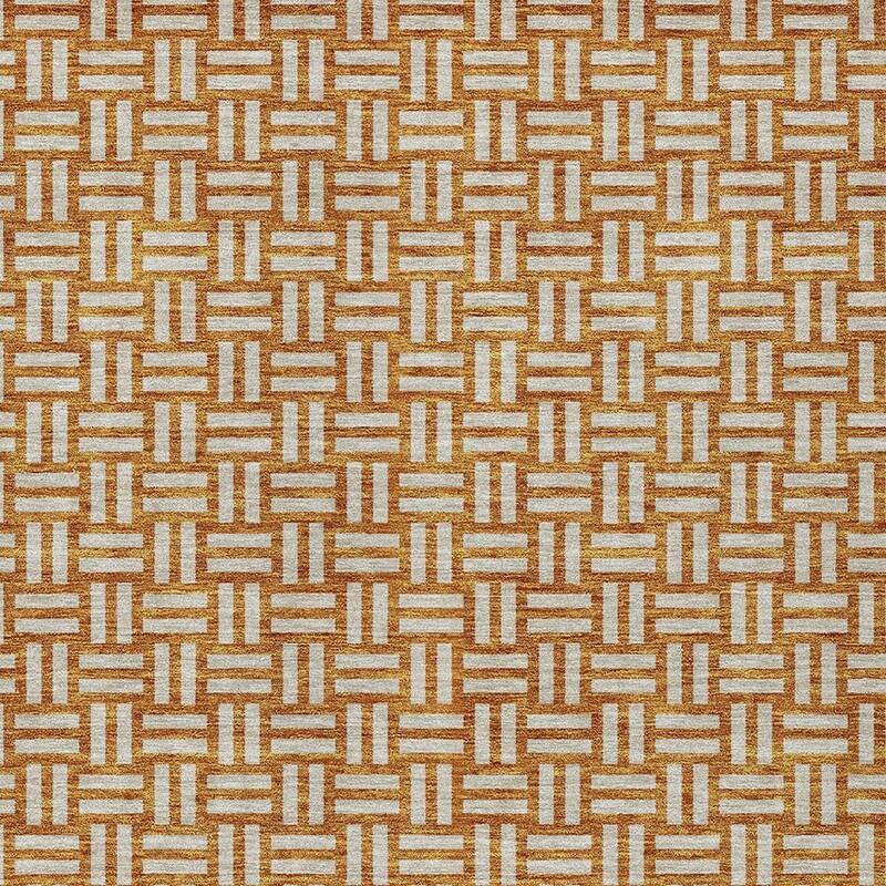 HomeRoots Geometric Transitional Rectangle Outdoor Rug