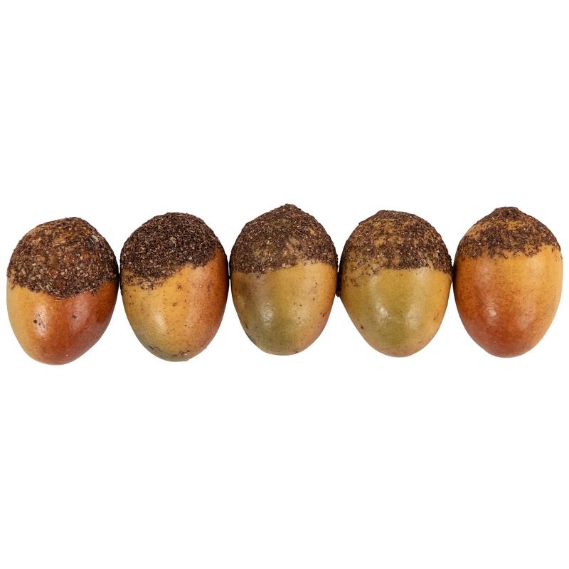11-Piece Fall Harvest Artificial Pumpkin Acorn and Leaf Decoration Set