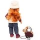 preview thumbnail 5 of 3, Gotz: Hannah and her Dog - 19" Multi-Jointed Standing Doll Playset 3+