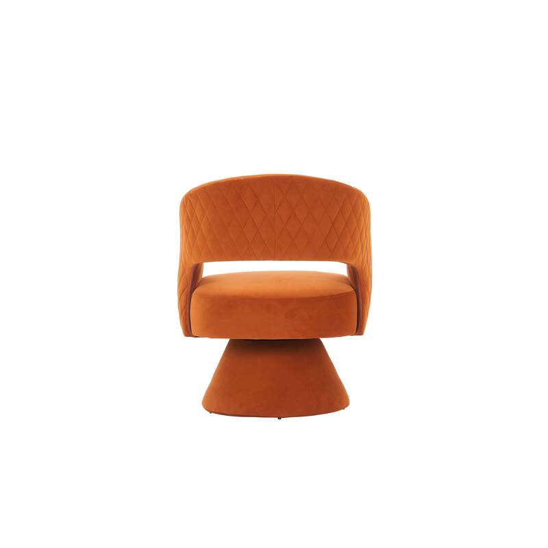 Round Barrel Chair in Fabric