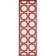 preview thumbnail 158 of 183, SAFAVIEH Handmade Cambridge Trudie Geometric Wool Rug 2'6" x 8' Runner - Ivory/Rust - Runner