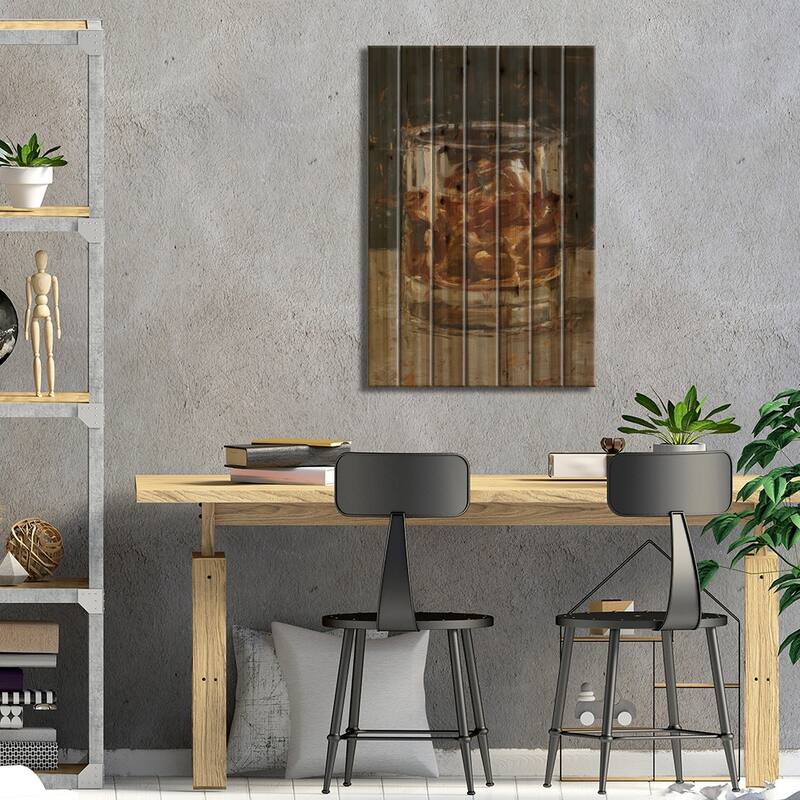 The Hard Stuff I Print On Wood by Ethan Harper - Multi-Color