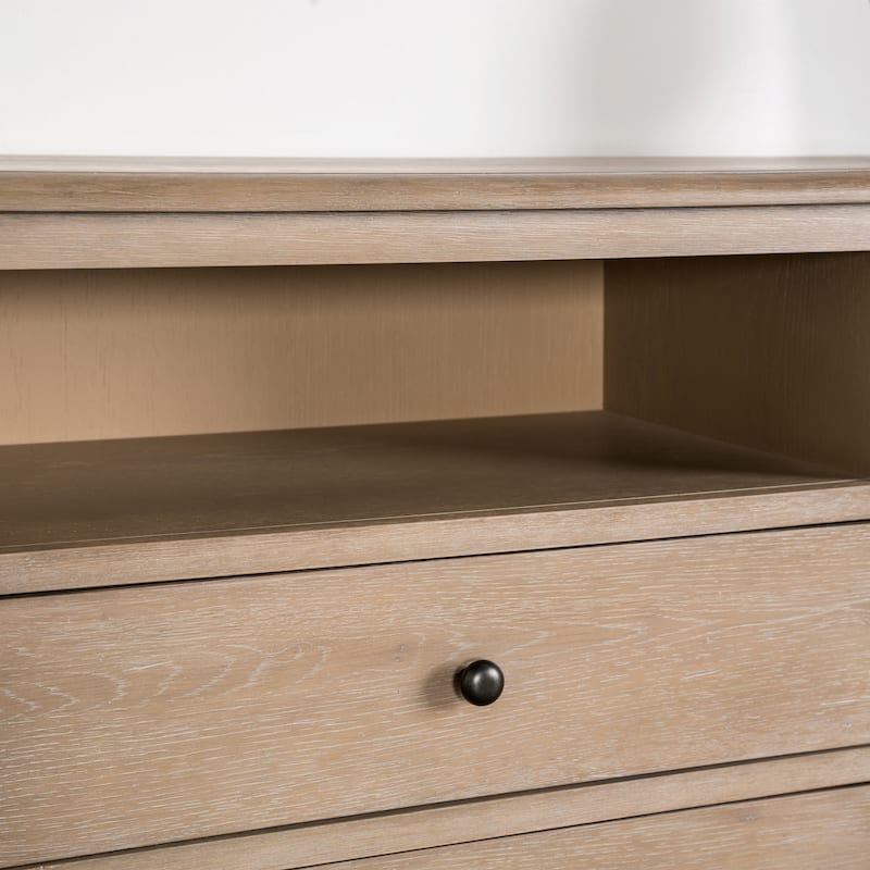 Furniture of America Trenden Farmhouse 72-inch Solid Wood 2-Drawer TV Stand