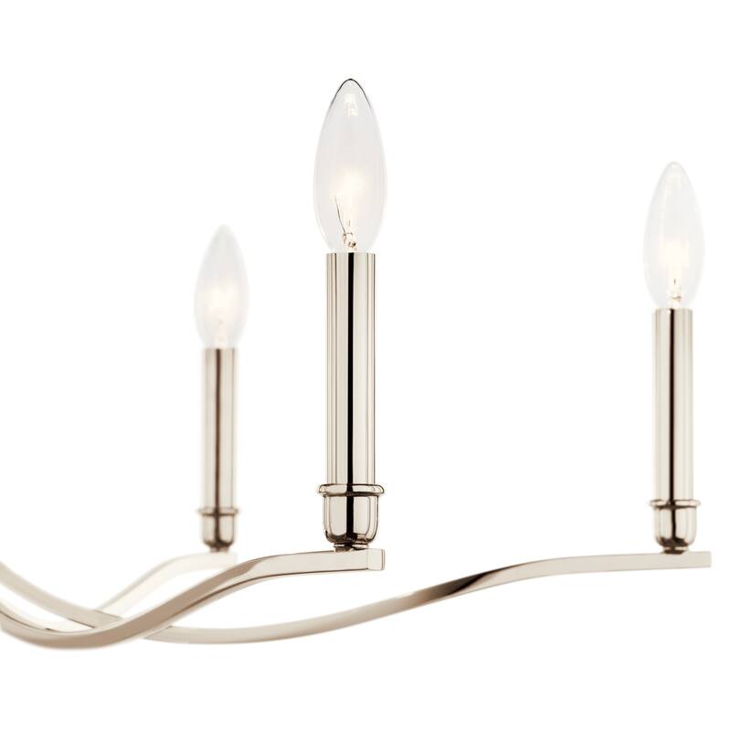 Kichler 52695 Malene 6 Light 32" Wide Taper Candle Style Chandelier
