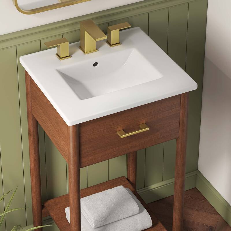 Zaire 18"/24"/30"/36"/48" Bathroom Vanity with White Sink Top