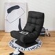 preview thumbnail 22 of 28, Costway 360° Swivel Floor Chair 5-Level Adjustable Lazy Chair w/ - See Details