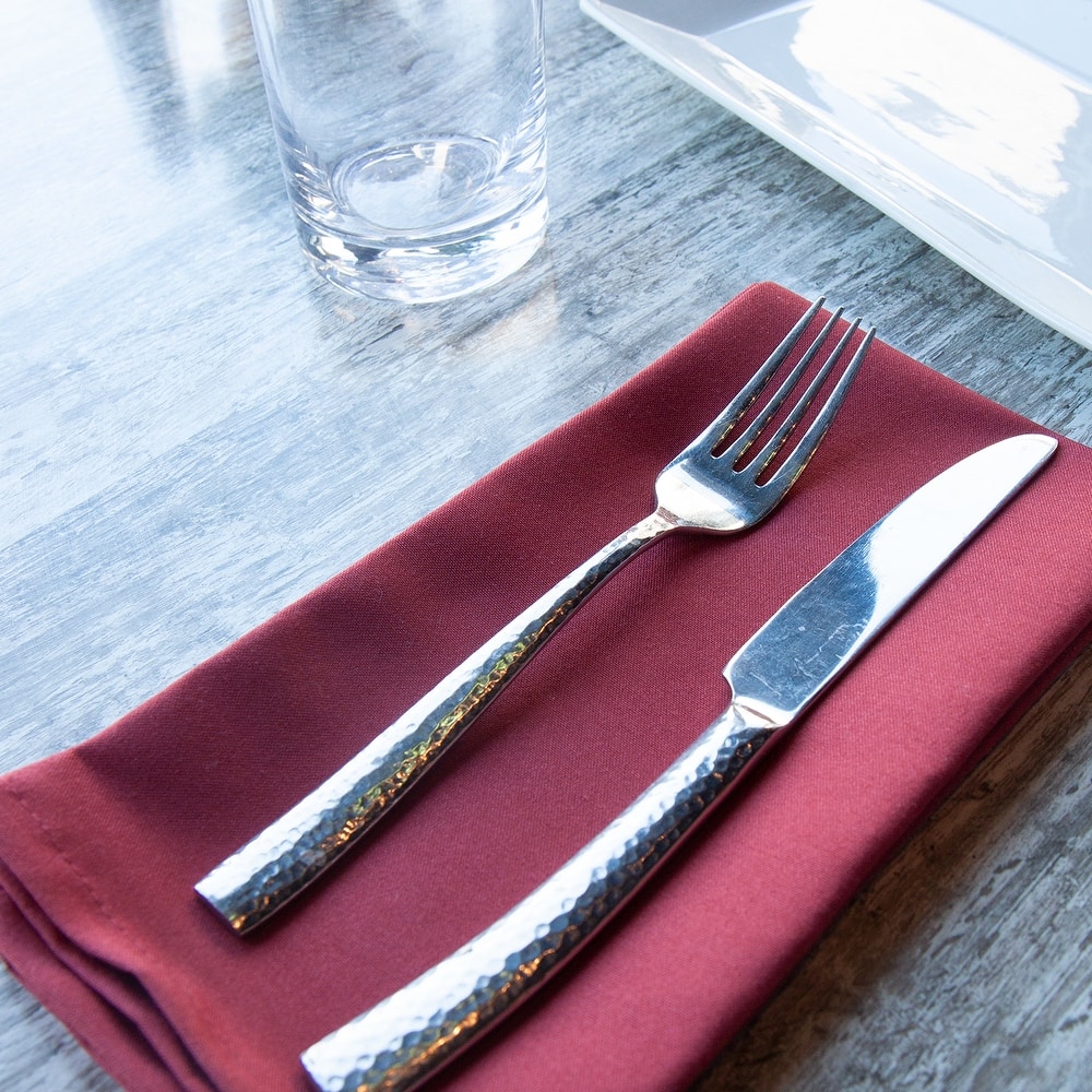 Arkwright Home 20x20 Solid Color Poly Spun Dinner Napkins - Pack of 25