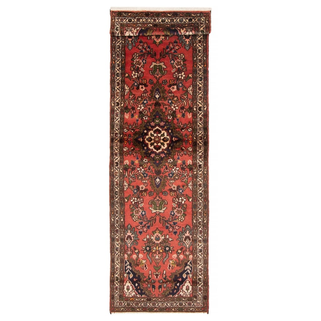 ECARPETGALLERY Hand-knotted Anadol Red Wool Rug - 2'10 x 9'10